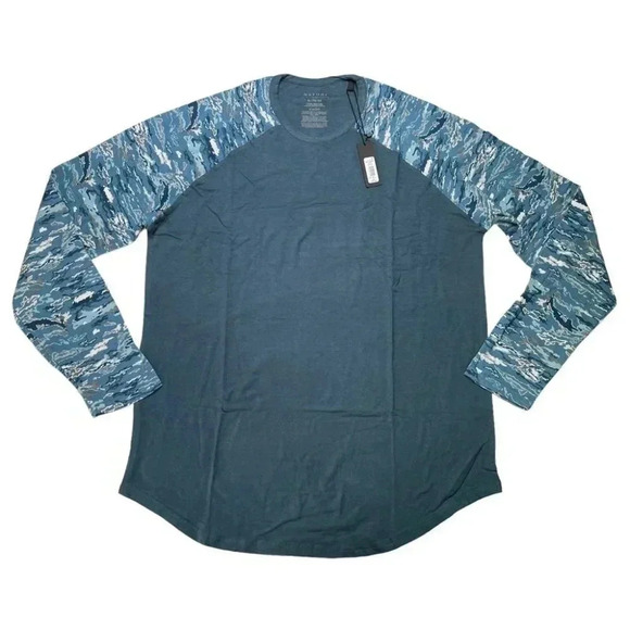 Natori Kaede Oceanic Crest Stargazer Crewneck Long Sleeve Mens T-Shirt Size XL - Picture 2 of 10